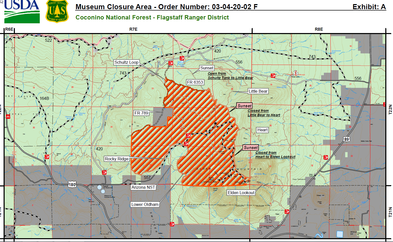 Updated Temporary Closure Order Dry Lake Hills Flagstaff Watershed